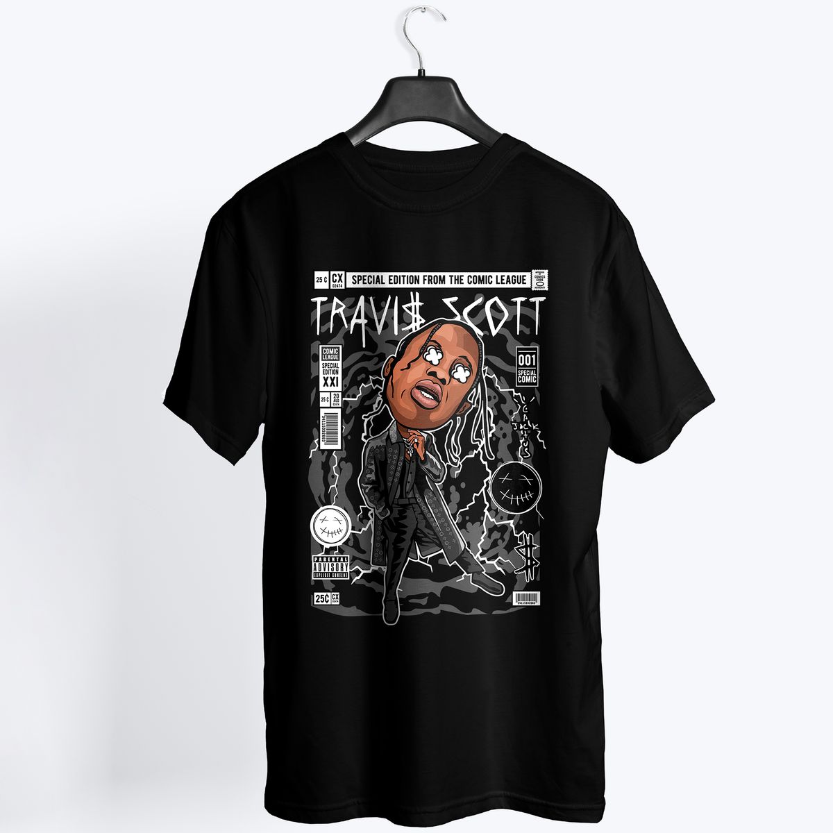 Nome do produto: Camiseta Travis Scott Comics 