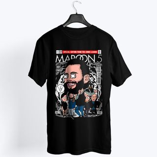 Camiseta Maroon Five comics 