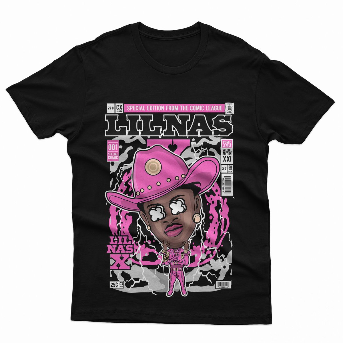 Nome do produto: Camiseta Cultura Pop Lil Nas