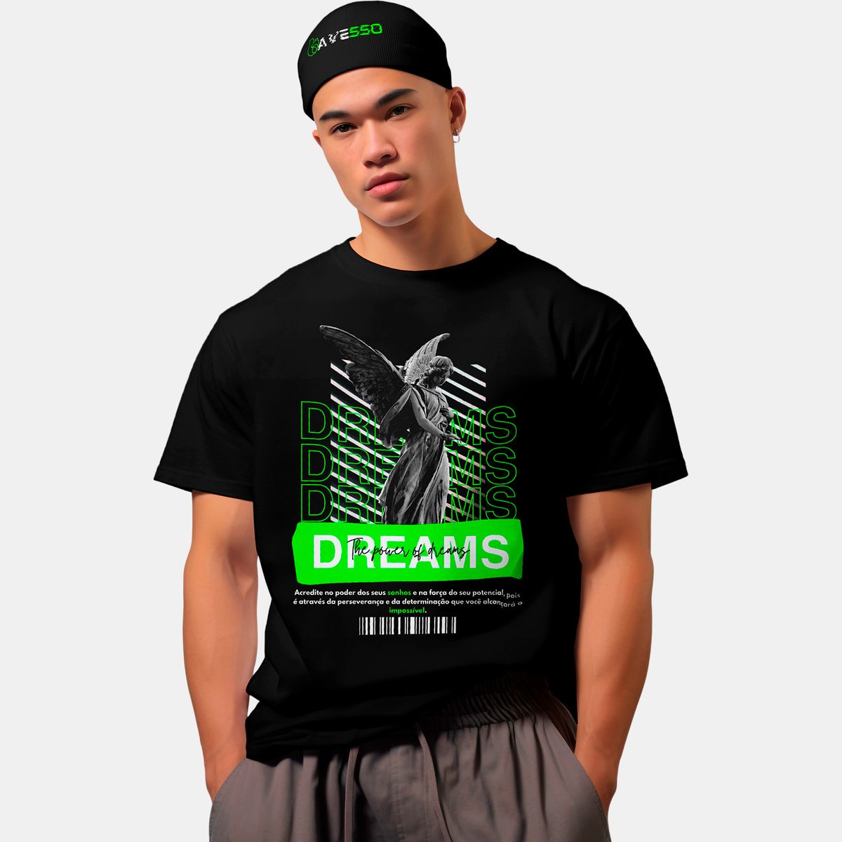 Nome do produto: Camiseta Sonhos impossíveis 
