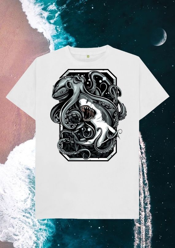 Camiseta Octopus x Shark Ocean