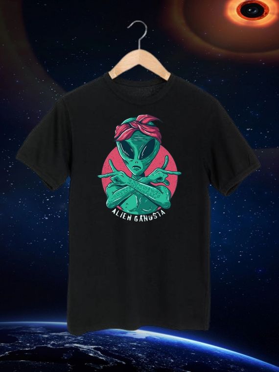Camiseta Alien Gangsta Astroworld