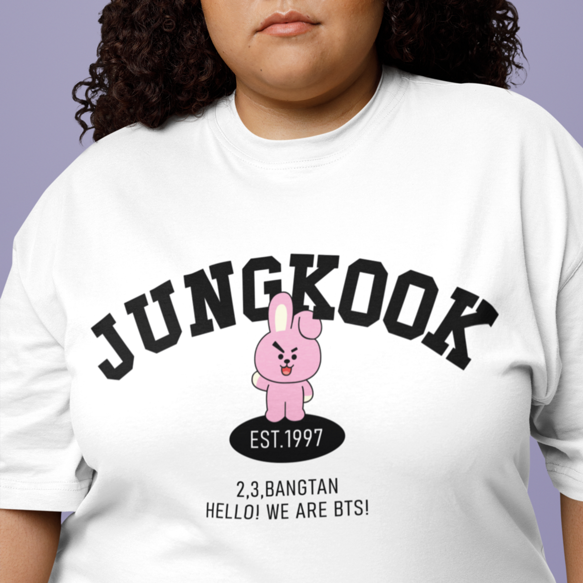 Nome do produto: Camiseta Jungkook - Plus Size
