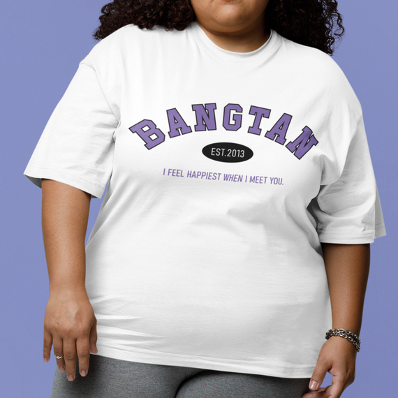 Camiseta BANGTAN - Plus Size