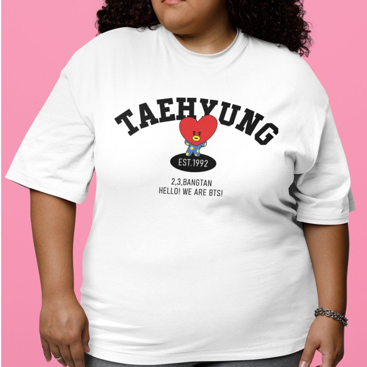Nome do produto: Camiseta TAEHYUNG - Plus Size