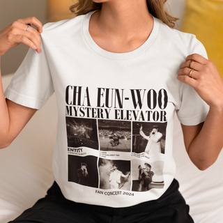 Camiseta Cha Eunwoo - Mistery Elevator  - Unissex