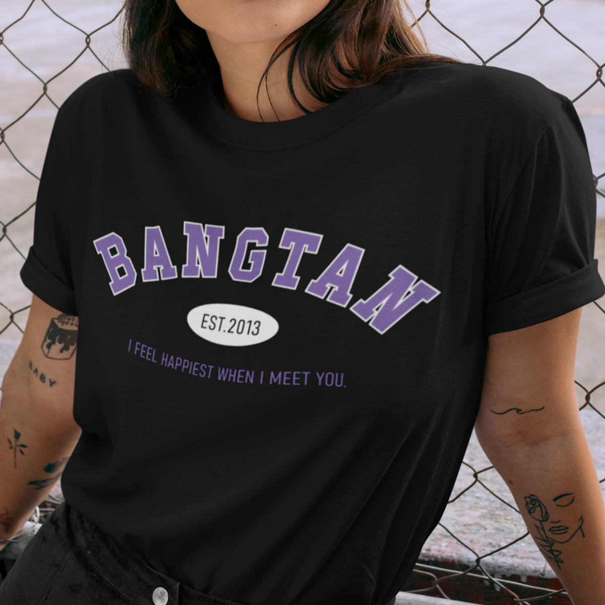 Nome do produto: Camiseta BANGTAN
