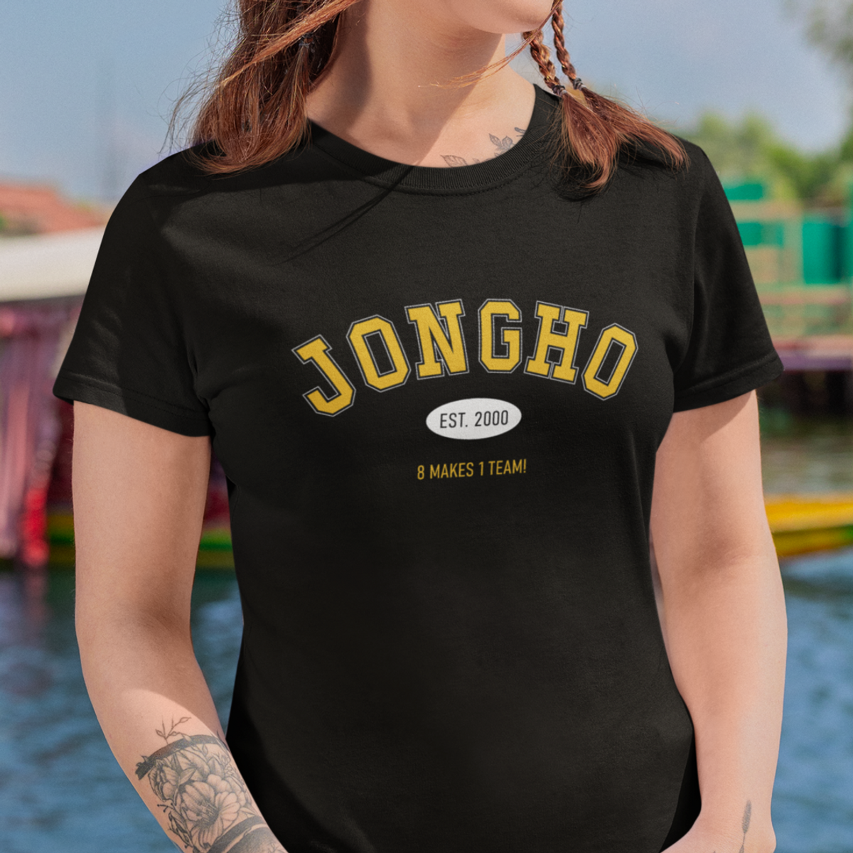 Nome do produto: Camiseta Jongho - ATEEZ