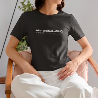 Camiseta Expressões - Annyeonghaseyo -  Unissex 