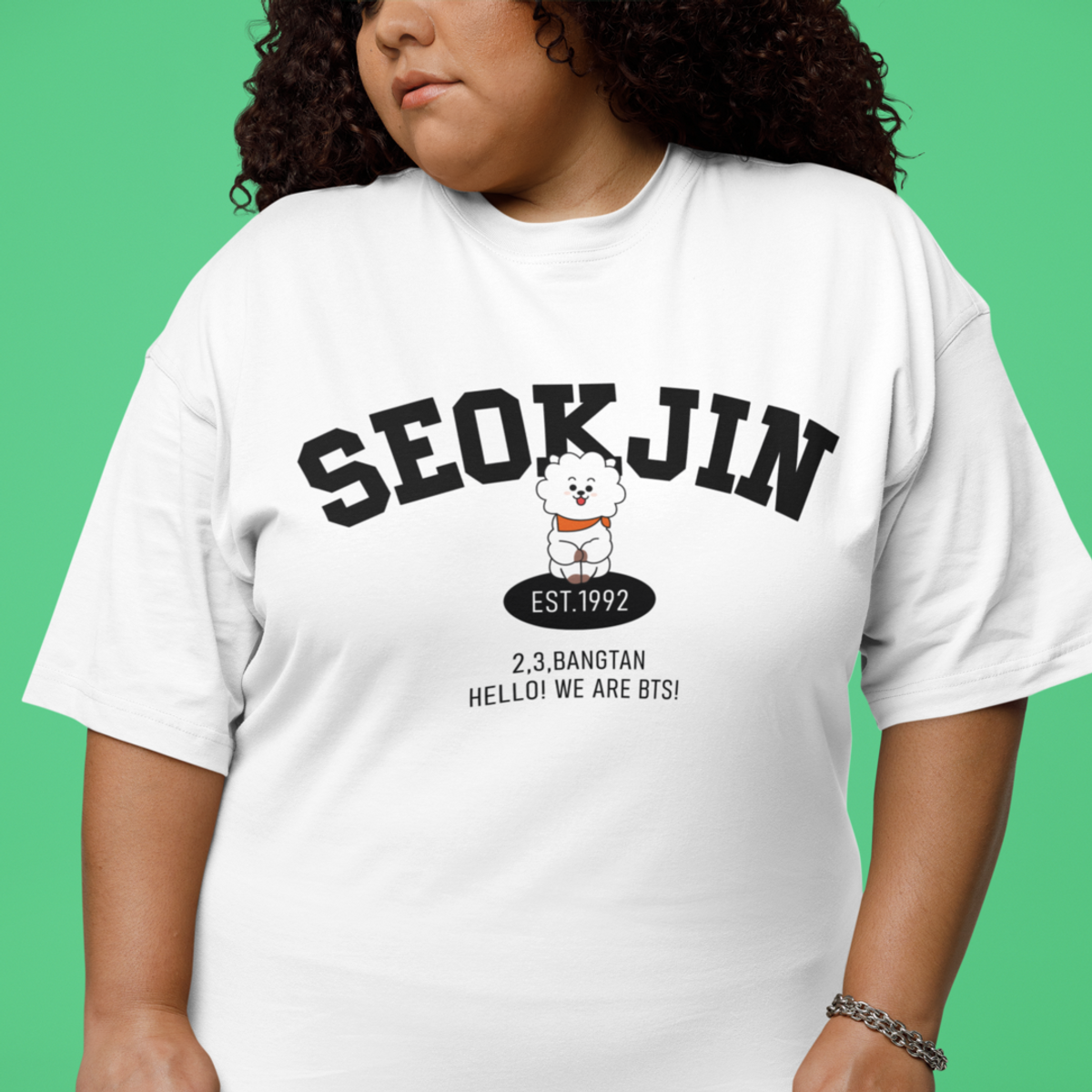 Nome do produto: Camiseta SEOKJIN - Plua Size