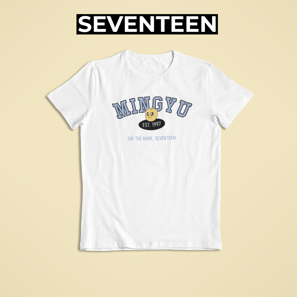 Nome do produto: Camiseta Mingyu - Seventeen