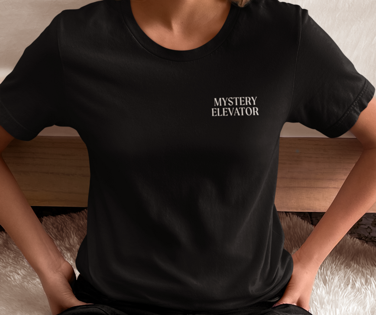Nome do produto: Camiseta Mystery Elevator Tour Preta - Cha Eunwoo - Unissex