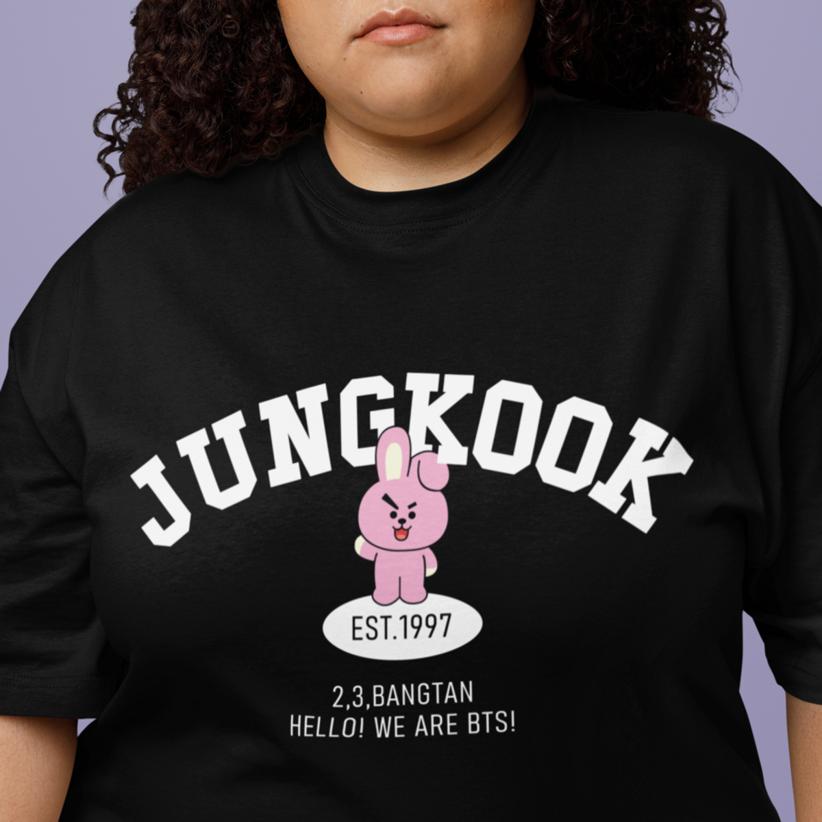 Nome do produto: Camiseta Jungkook - Plus Size