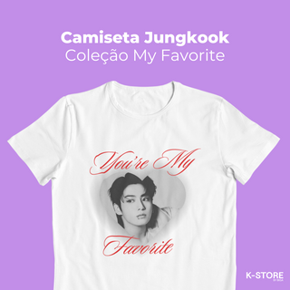 Nome do produtoCamiseta Jungkook - My Favorite