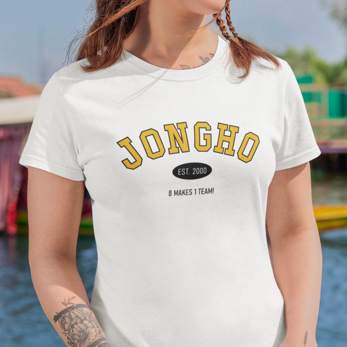 Nome do produto: Camiseta Jongho - ATEEZ