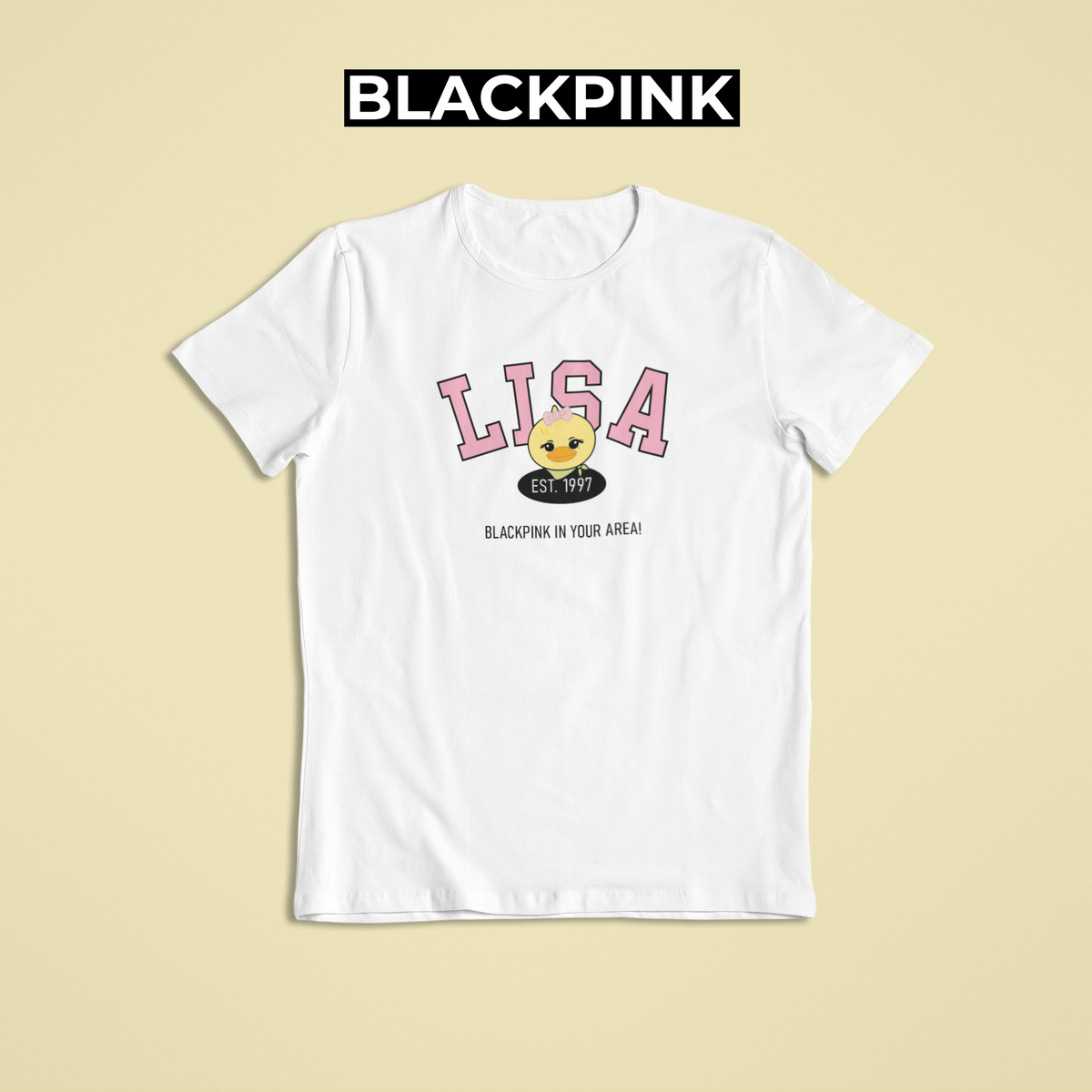 Nome do produto: Camiseta Lisa - BLACKPINK