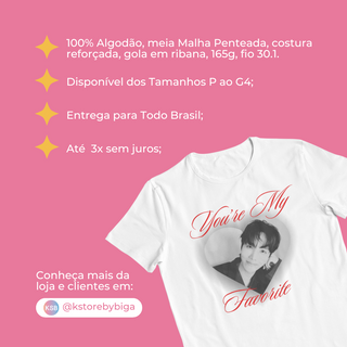 Nome do produtoCamiseta J-Hope - My Favorite