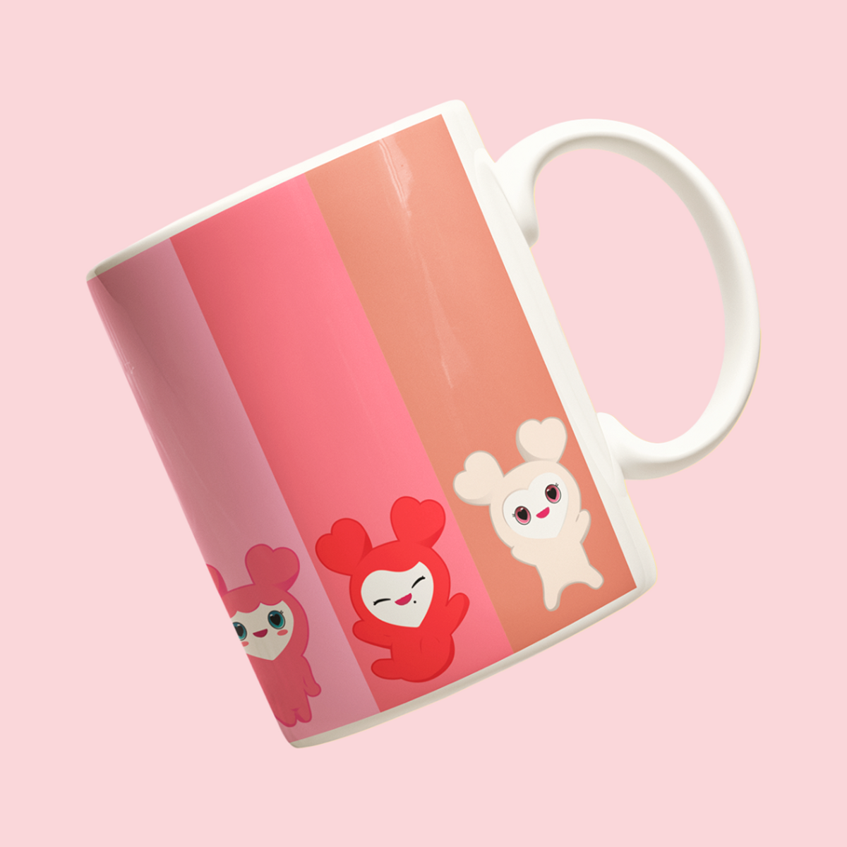 Nome do produto: Caneca LOVELLYS - TWICE - Listrada