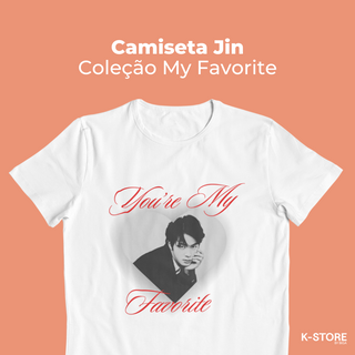 Nome do produtoCamiseta Jin - My Favorite