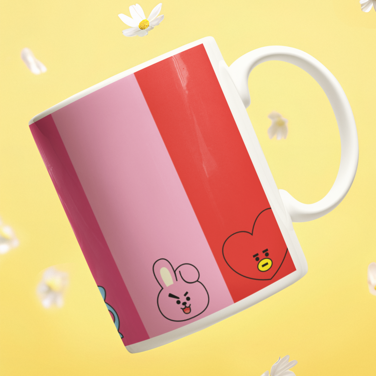 Nome do produto: Caneca TODOS BT21 Listrada