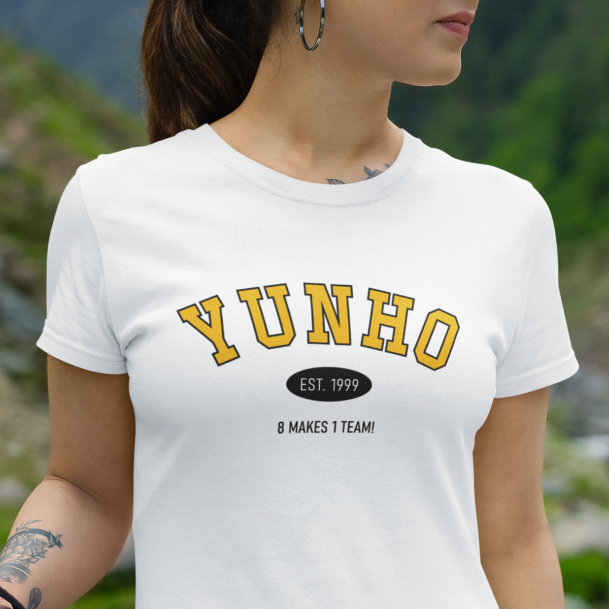 Nome do produto: Camiseta Yunho - ATEEZ