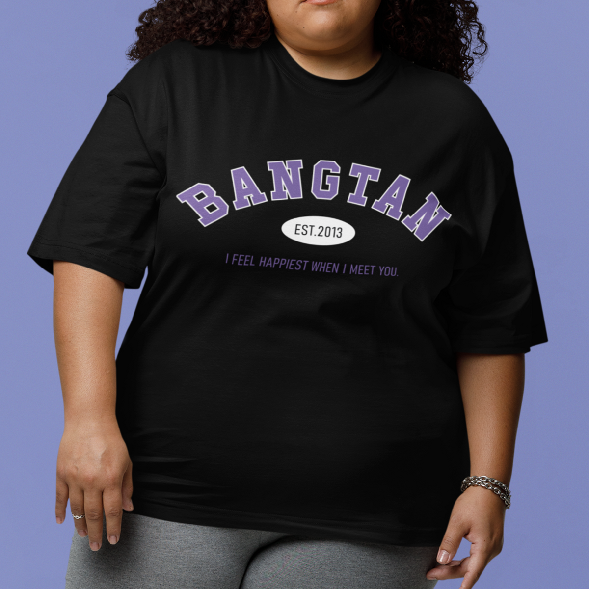Nome do produto: Camiseta BANGTAN - Plus Size