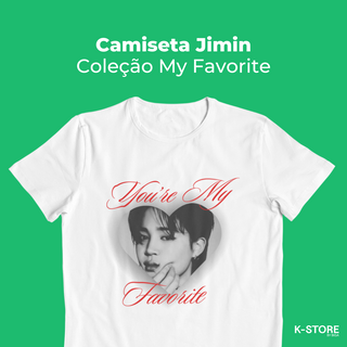 Nome do produtoCamiseta Jimin - My Favorite