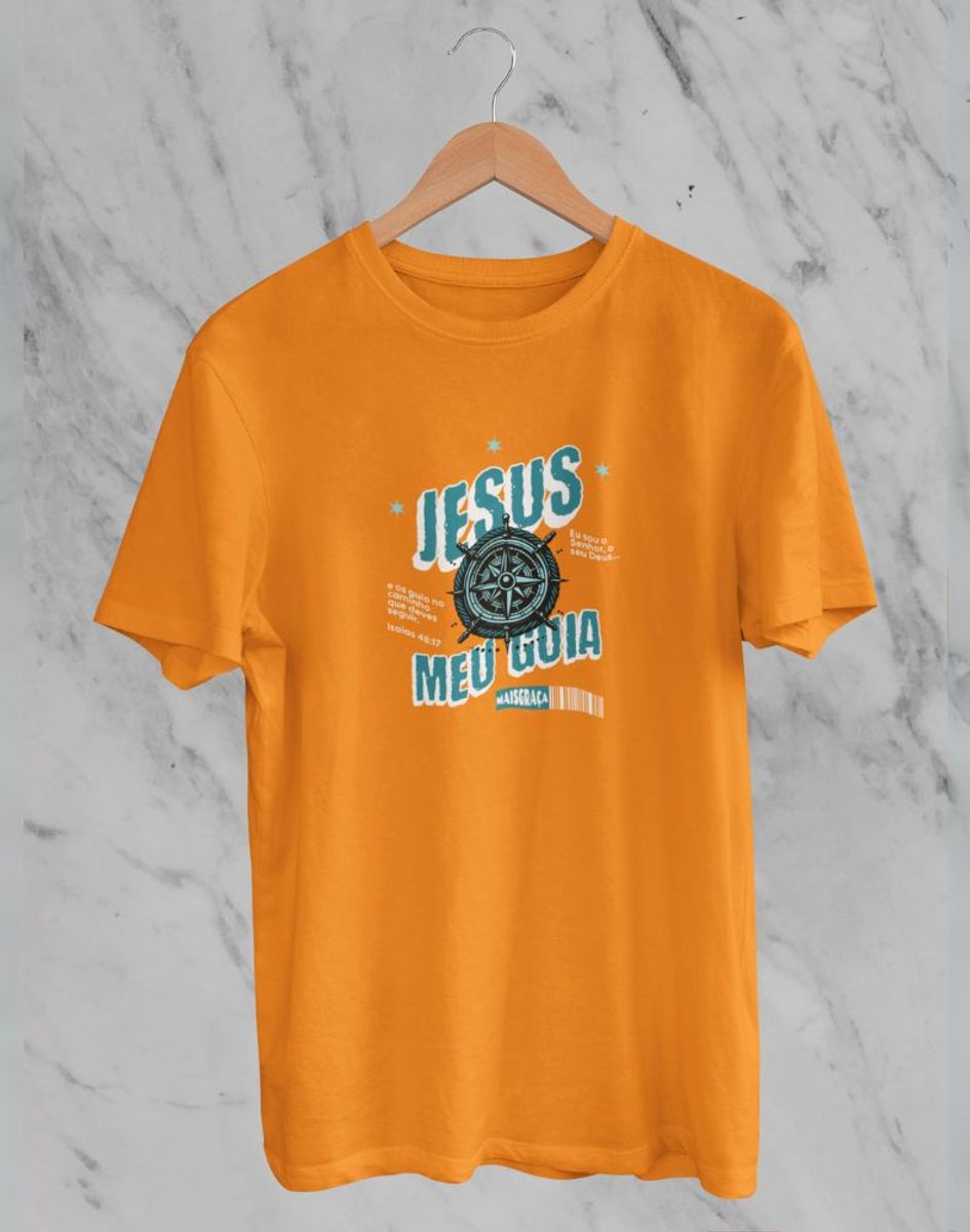 Nome do produto: Camiseta Jesus Meu Guia