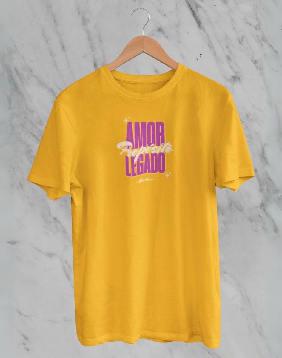 Nome do produto: Camiseta Amor, Propósito e Legado