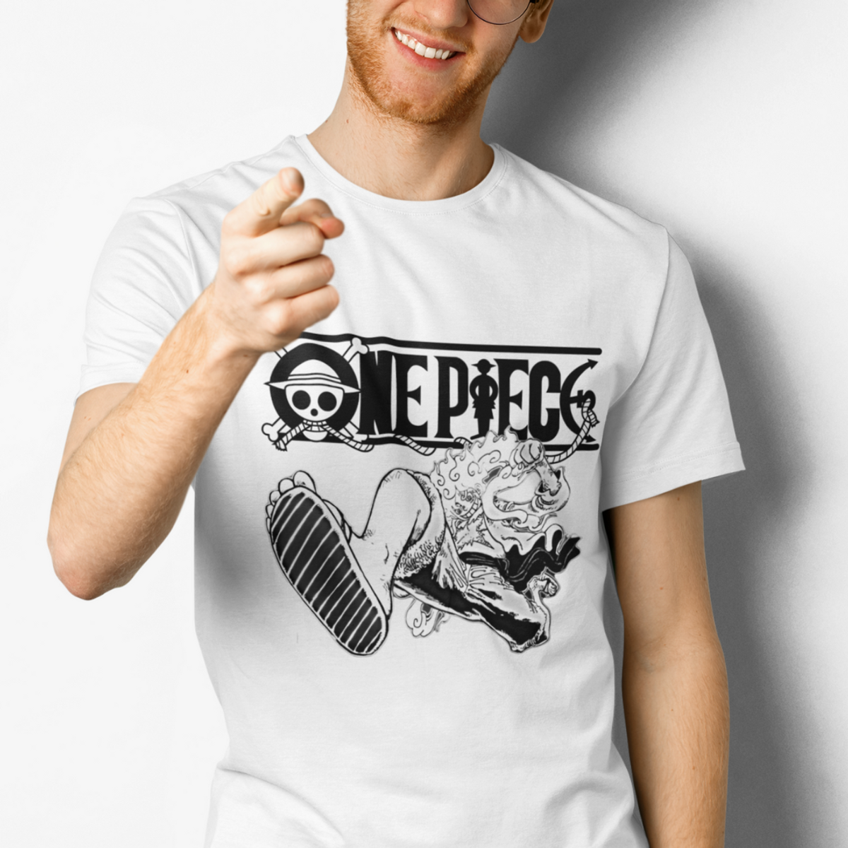 Nome do produto: Camiseta Quality One Piece Luffy Gear 5