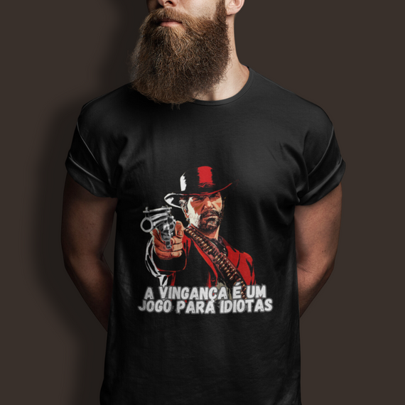 Camiseta Quality Gamer Red Dead Redemption 2