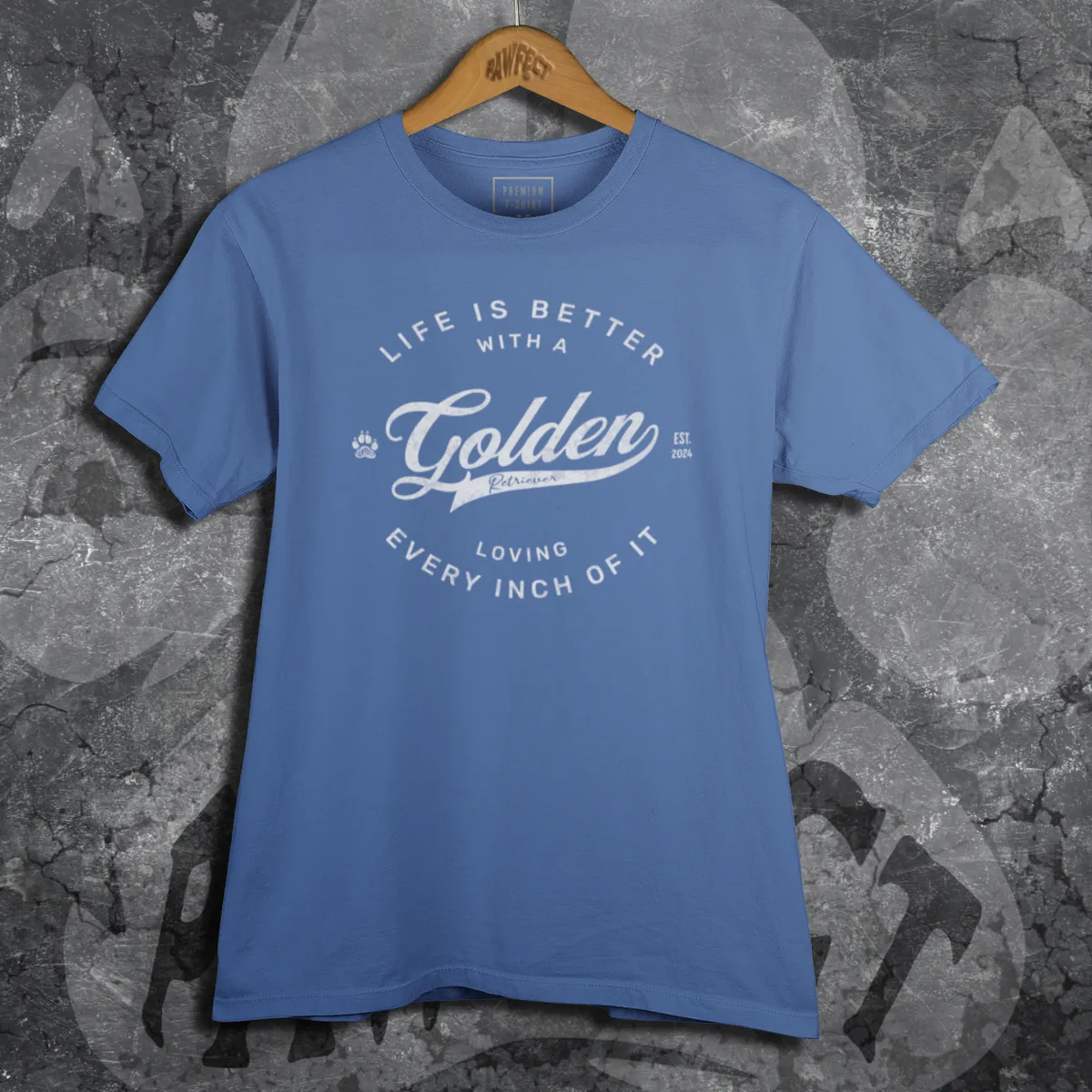 Nome do produto: T-Shirt Estonada | A vida é melhor com um Golden