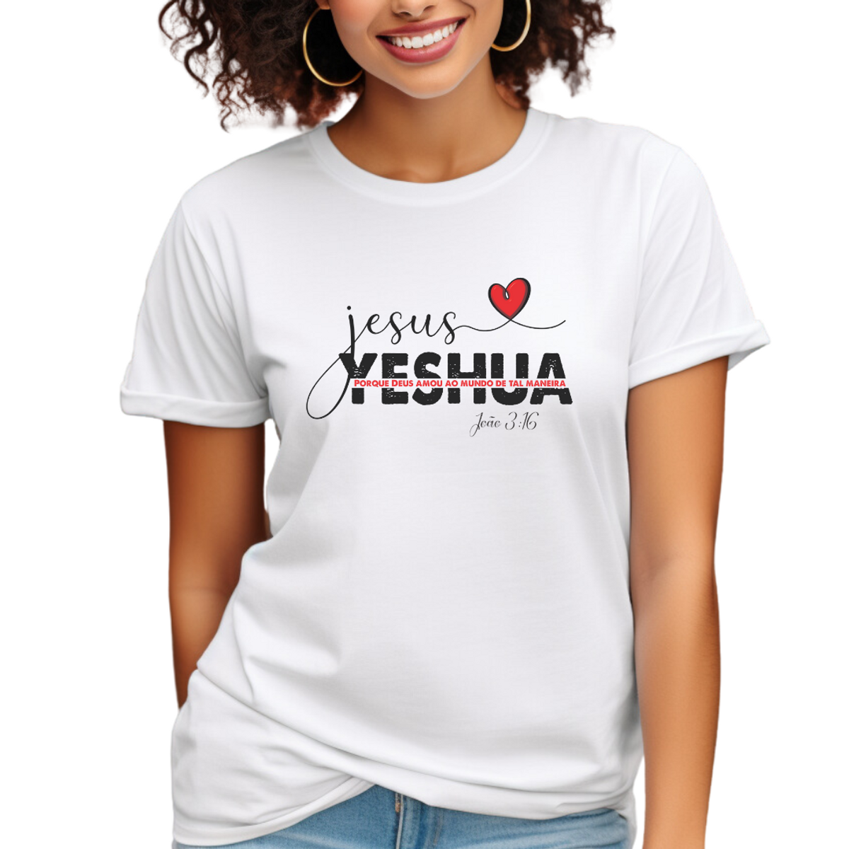 Nome do produto: Camiseta Jesus - Yeshua