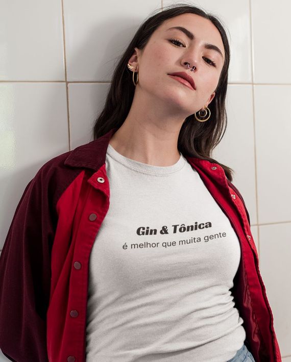 T-Shirt Unissex | Gin &Tônica