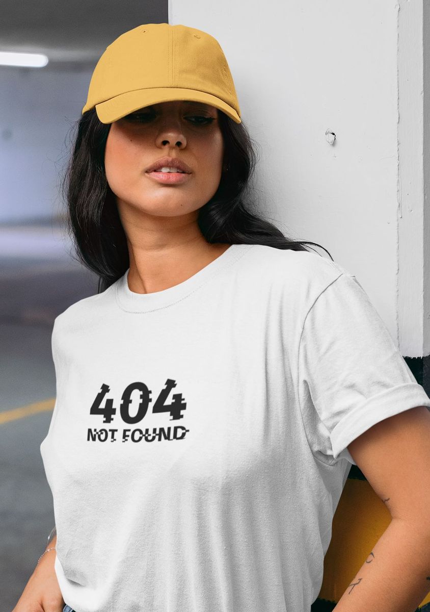 Nome do produto: T-Shirt Unissex | 404 Not Found