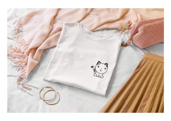 Camiseta Unissex | Gatinho