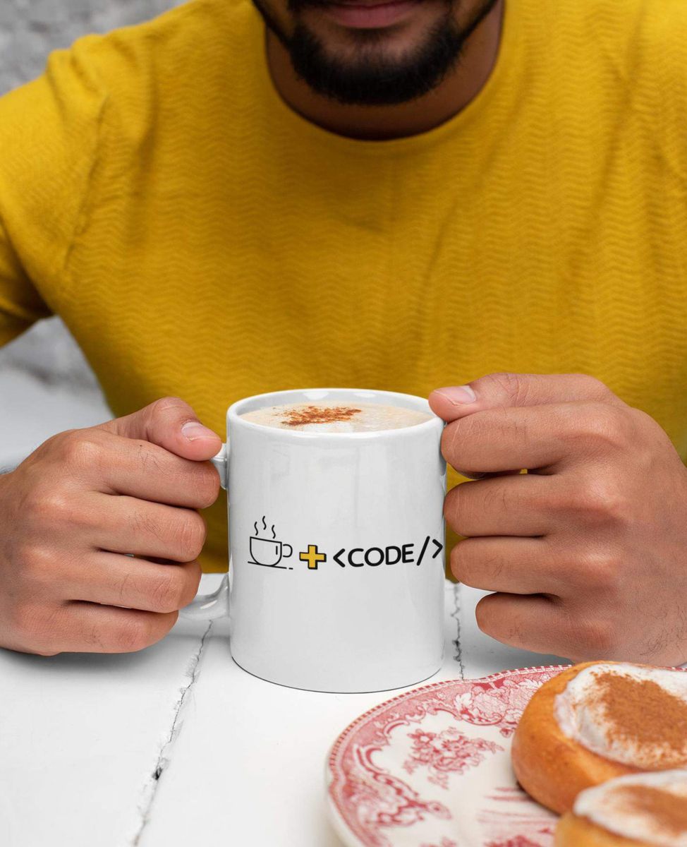 Nome do produto: Caneca | Coffee + Code