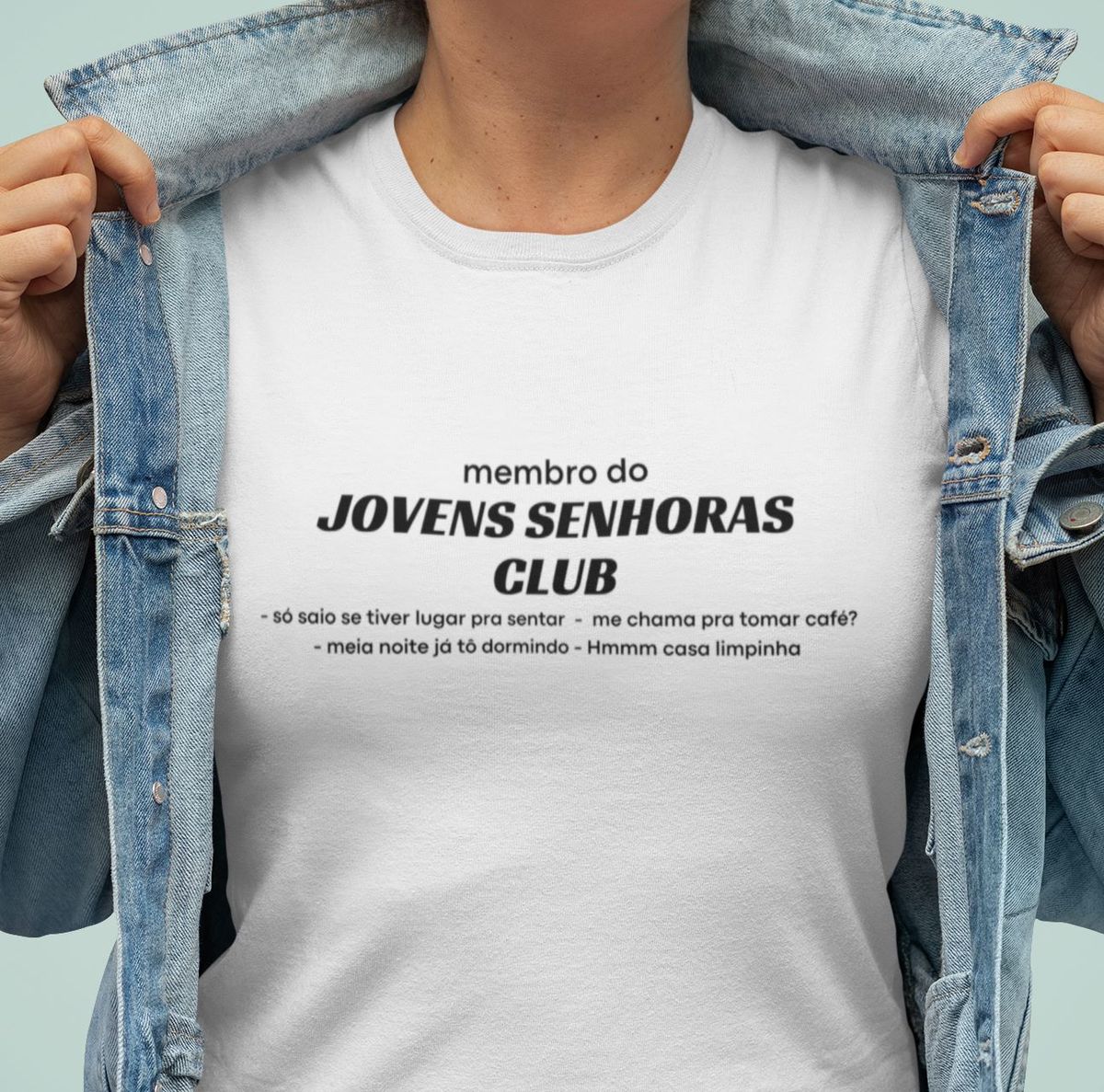 Nome do produto: T-Shirt Unissex | Jovens Senhoras Club