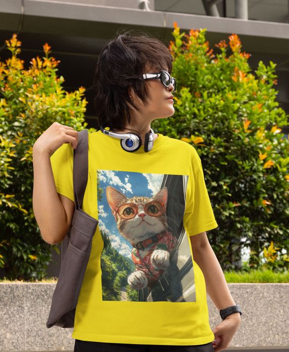 T-Shirt Unissex | The cat