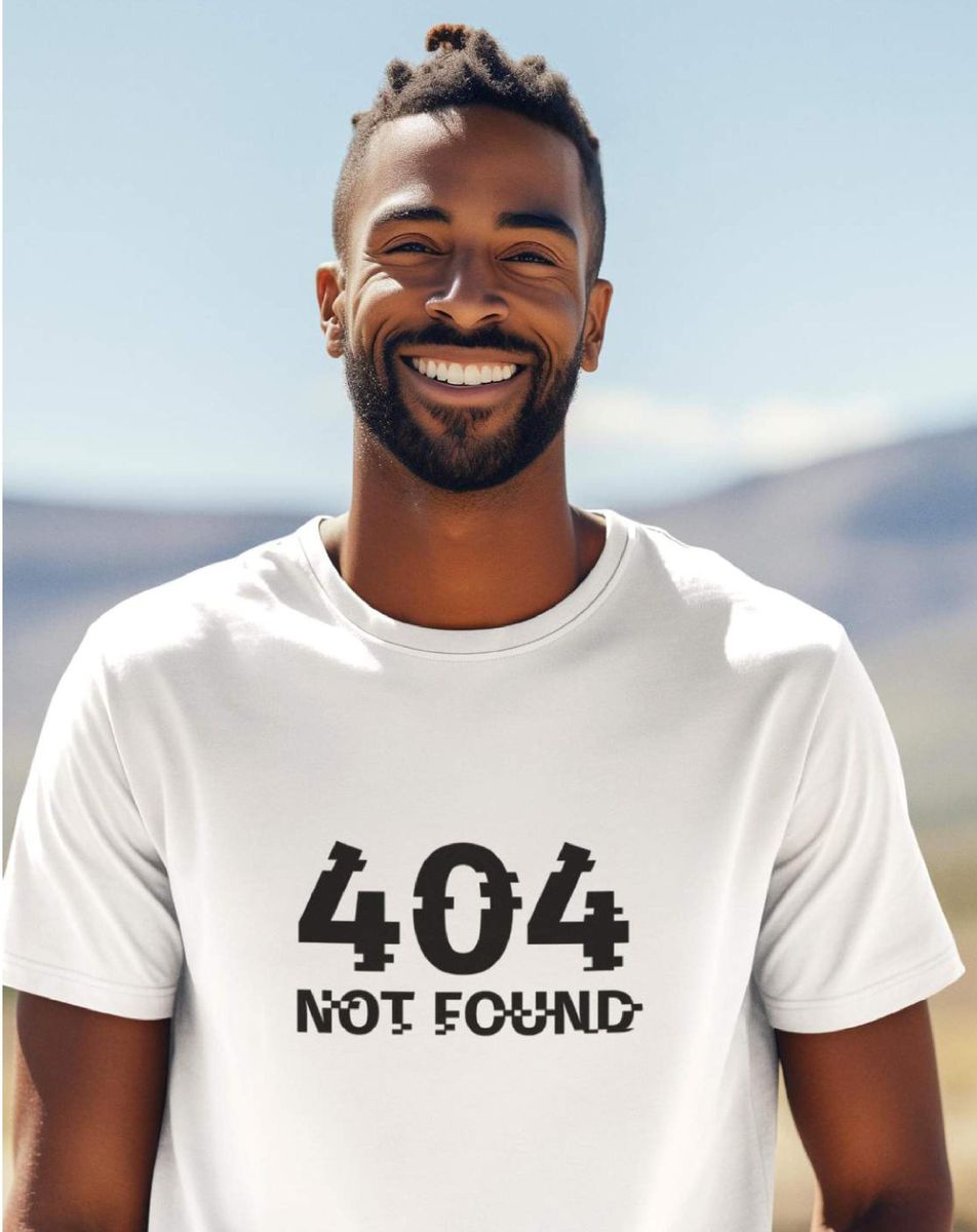 Nome do produto: Camiseta Unissex | 404 Not Found