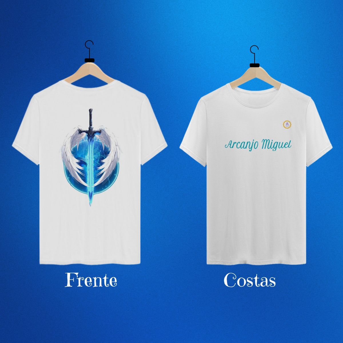 Nome do produto: T-SHIRT PRIME UNISSEX - ARCANJO MIGUEL - COLEÇÃO 7 RAIOS