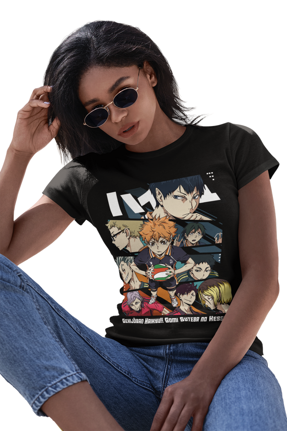 CAMISETA FEMININA ANIME DIVERSOS MD06