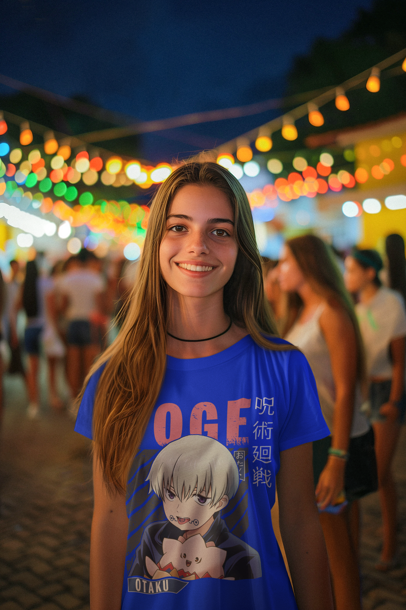 Nome do produto: CAMISETA FEMININA JUJUTSU KAISEN MD12