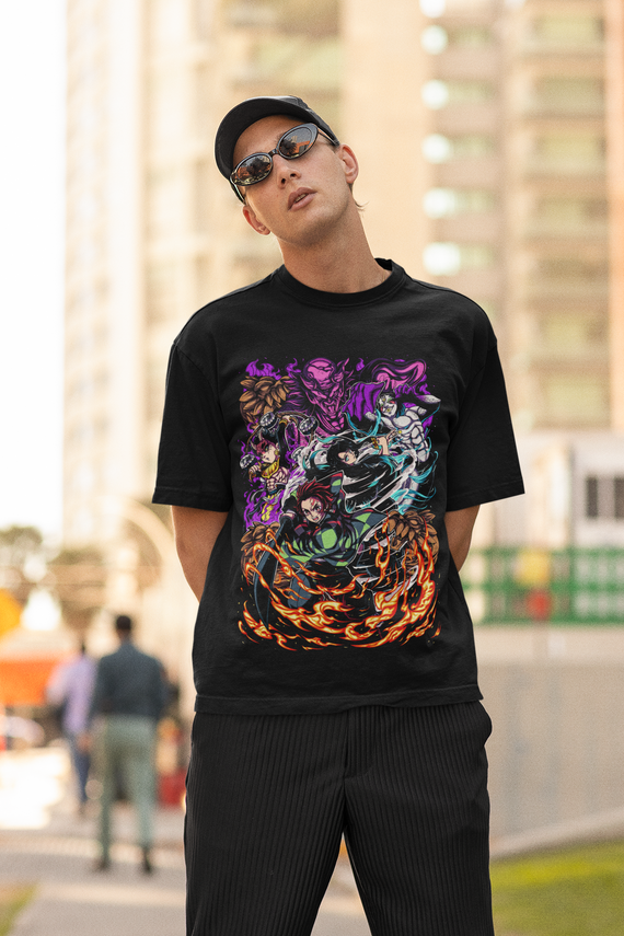 CAMISETA OVERSIZED ANIMES MD15