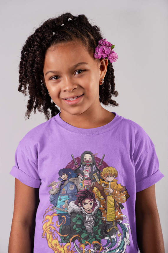 CAMISETA INFANTIL ANIME DIVERSOS MD07