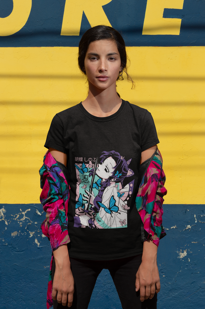 Nome do produto: CAMISETA FEMININA DEMONS SLAYER MD18