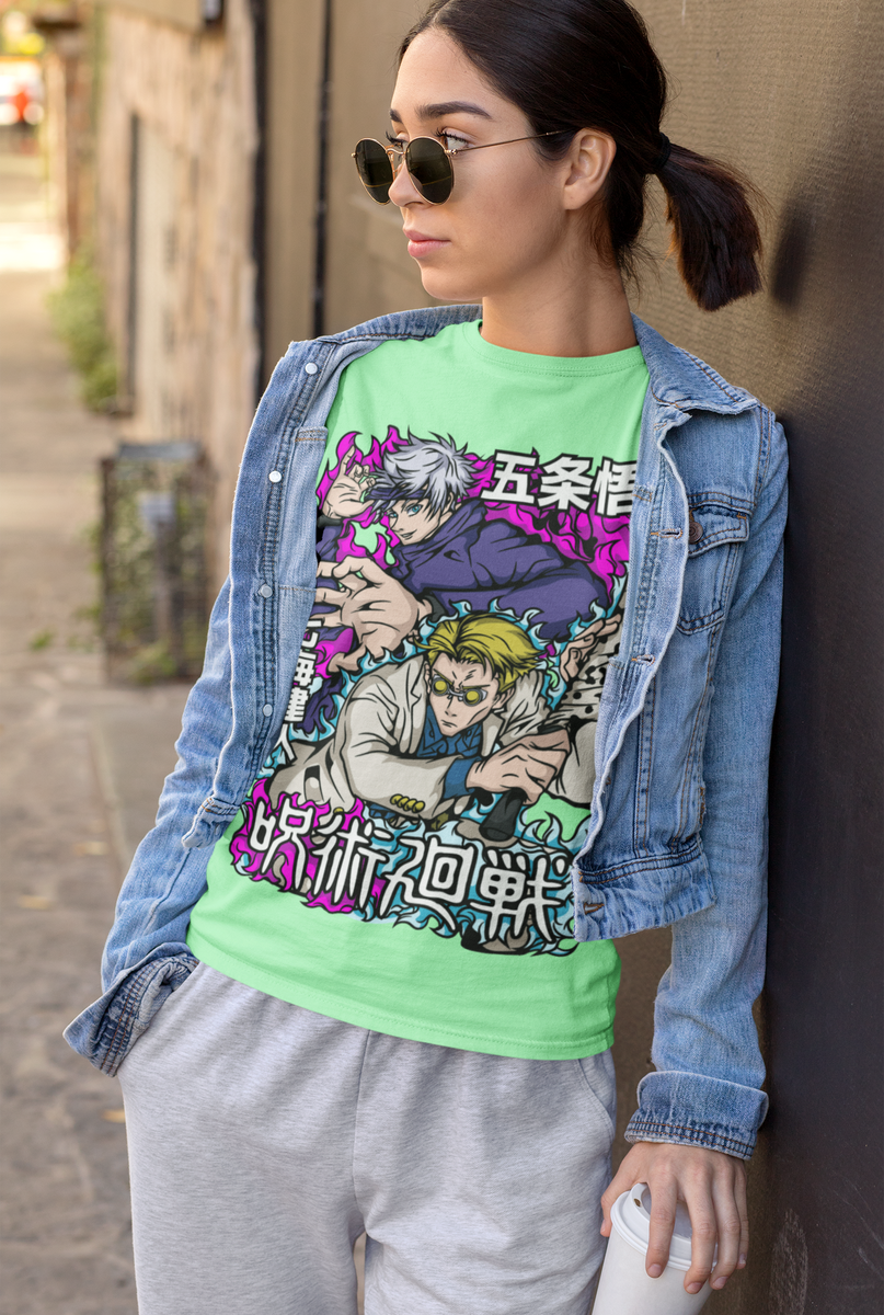 Nome do produto: CAMISETA FEMININA JUJUTSU KAISEN MD22