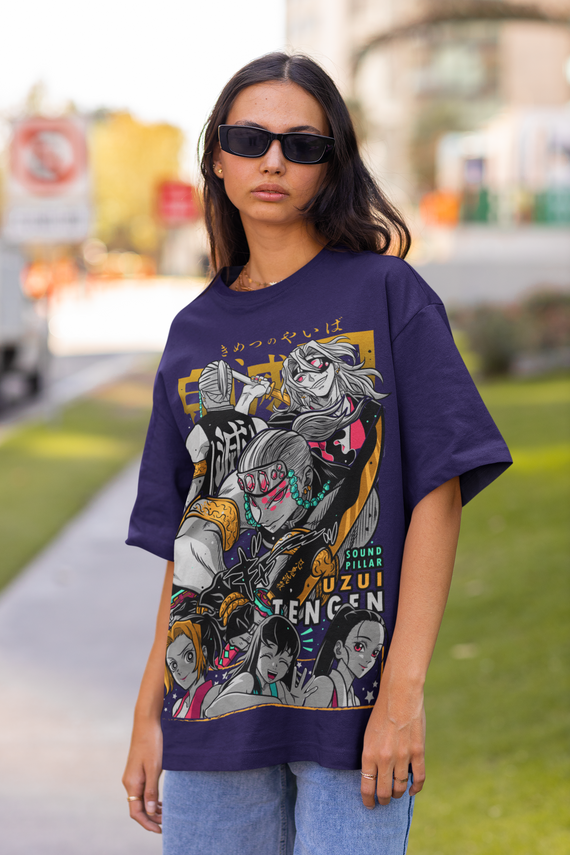 CAMISETA OVERSIZED ANIMES MD18