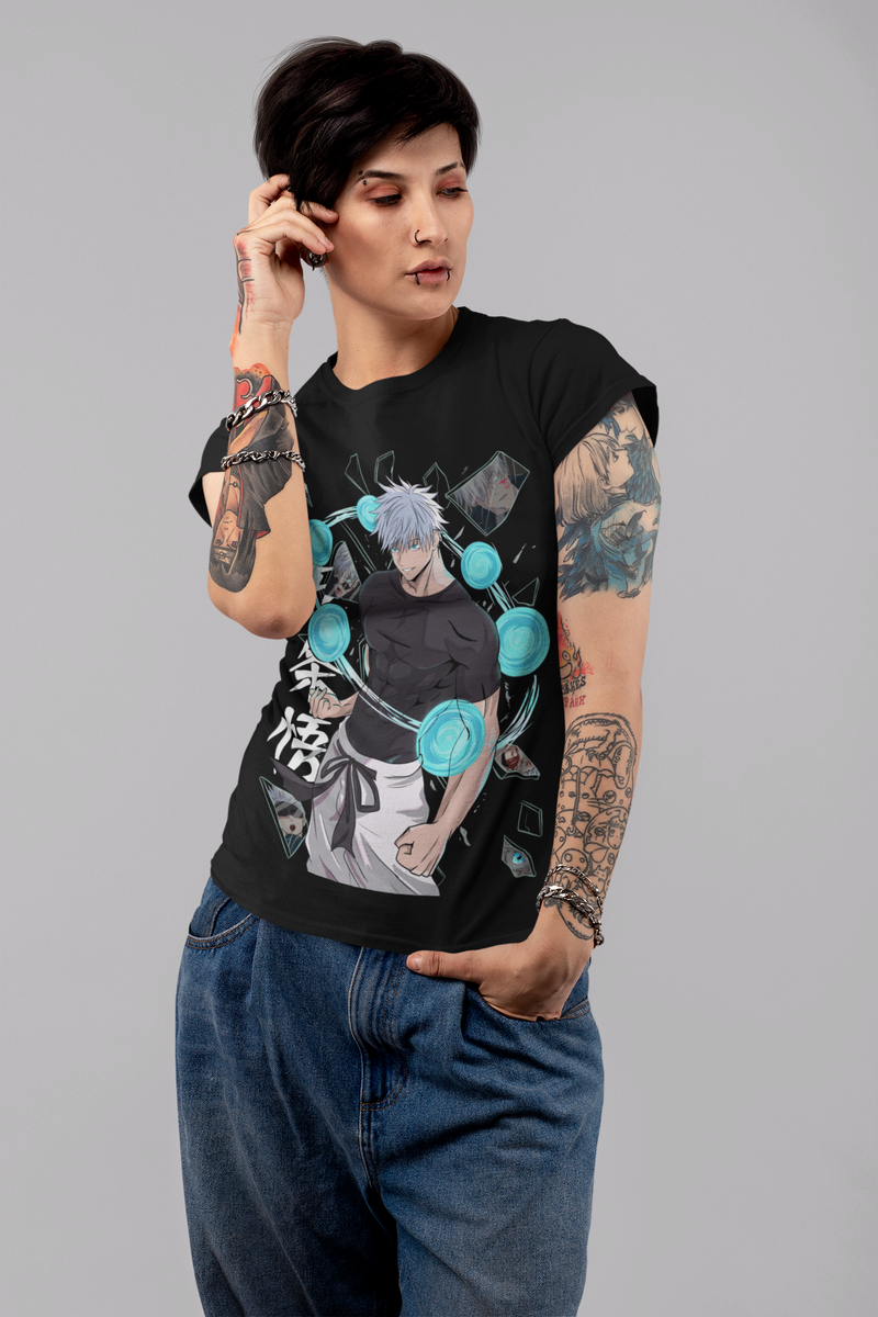 Nome do produto: CAMISETA FEMININA JUJUTSU KAISEN MD01