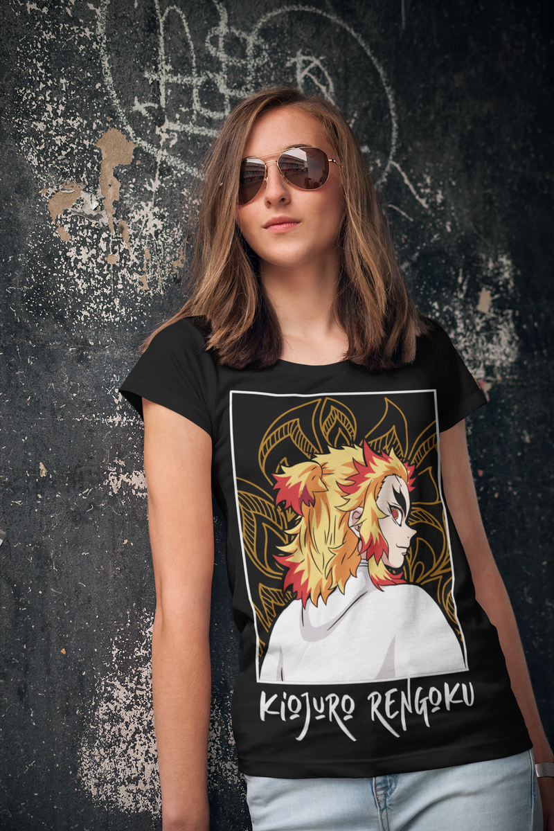 Nome do produto: CAMISETA FEMININA DEMONS SLAYER MD07